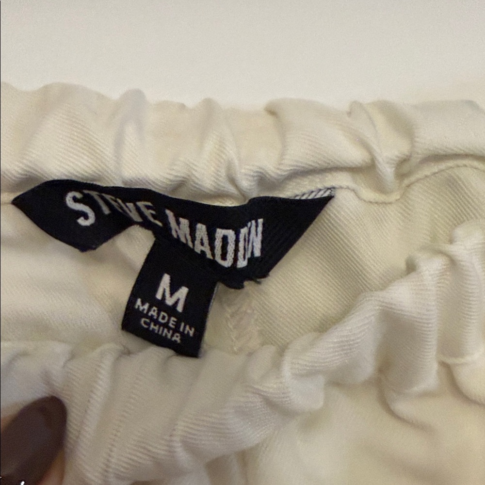 Steve Madden Cream Wide Leg Pants - Picture 7 of 8